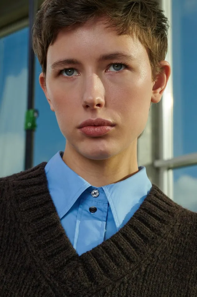 Women WADE JUMPER Brown Soeur Jumpers and Cardigans