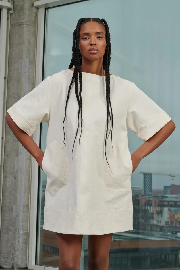 Women WAFFLE DRESS Offwhite Soeur Dresses