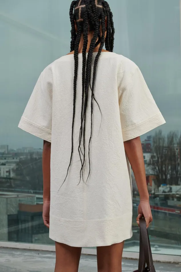 Women WAFFLE DRESS Offwhite Soeur Dresses