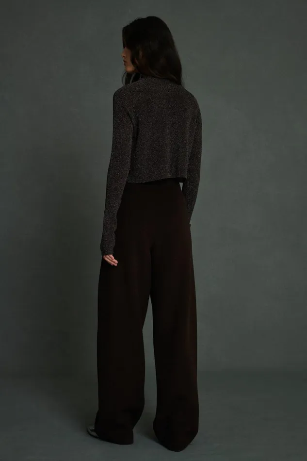 Women WALDEN CARDIGAN Brownsilver Soeur Jumpers and Cardigans