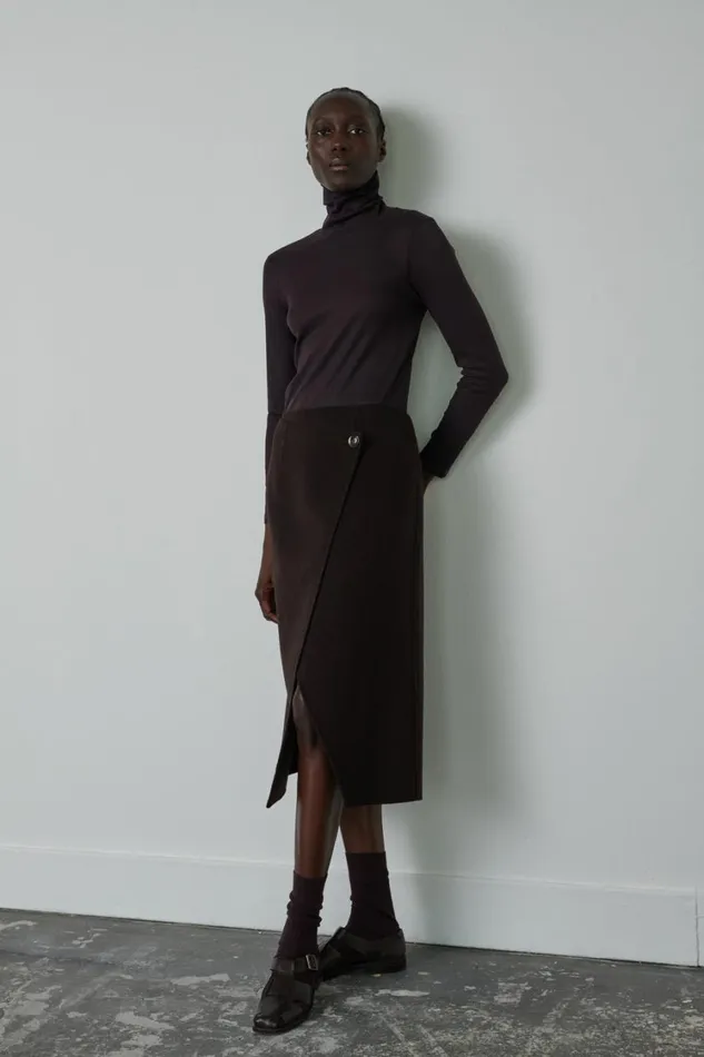 Women WALES SKIRT Mottled Brown Soeur Skirts and Shorts