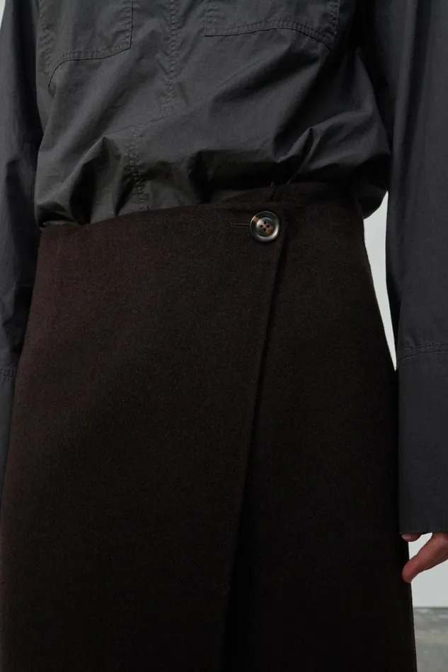 Women WALES SKIRT Mottled Brown Soeur Skirts and Shorts