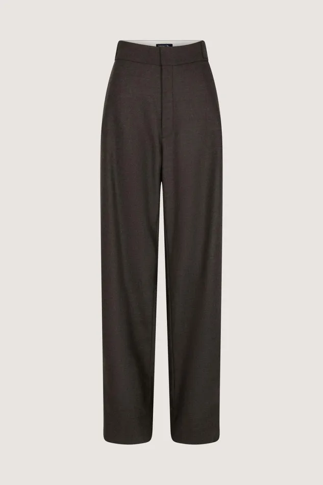 Women WALLY TROUSERS Mottled Brown Soeur Trousers