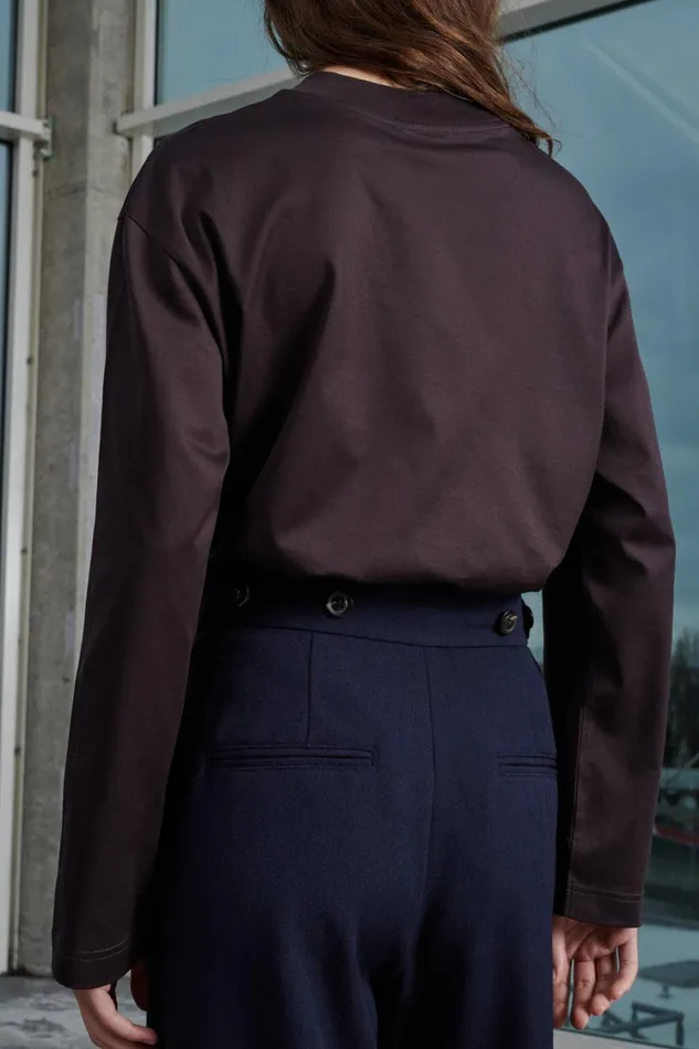 Women WALLY TROUSERS Navy Soeur Trousers