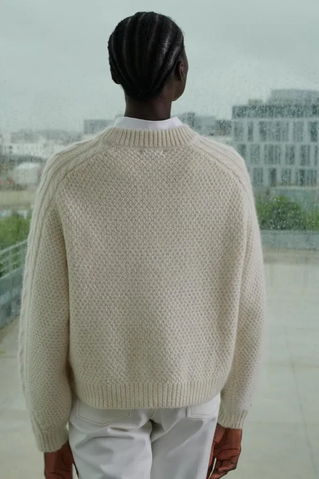 Women WANDO JUMPER Offwhite Soeur Jumpers and Cardigans