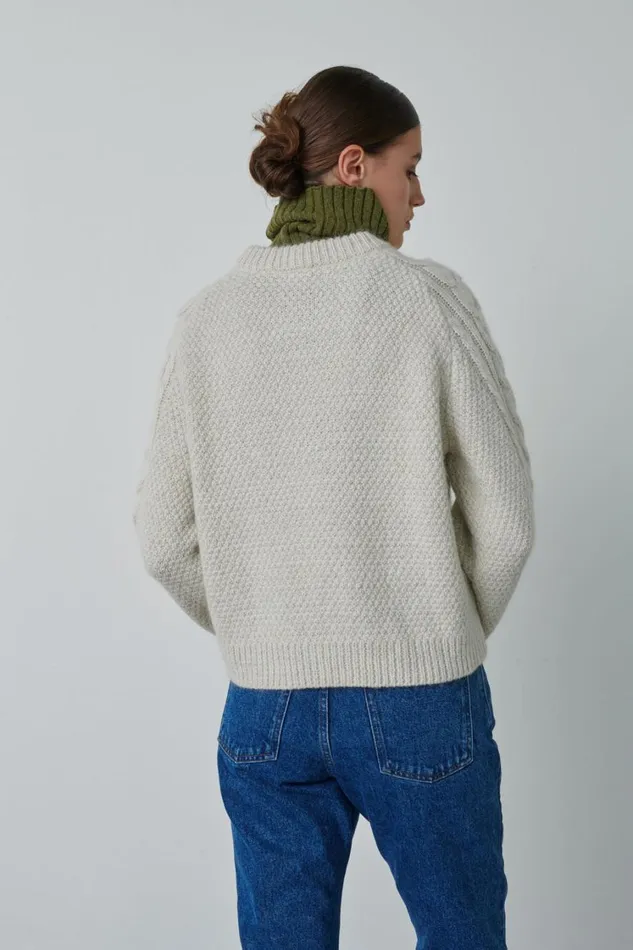 Women WANDO JUMPER Offwhite Soeur Jumpers and Cardigans