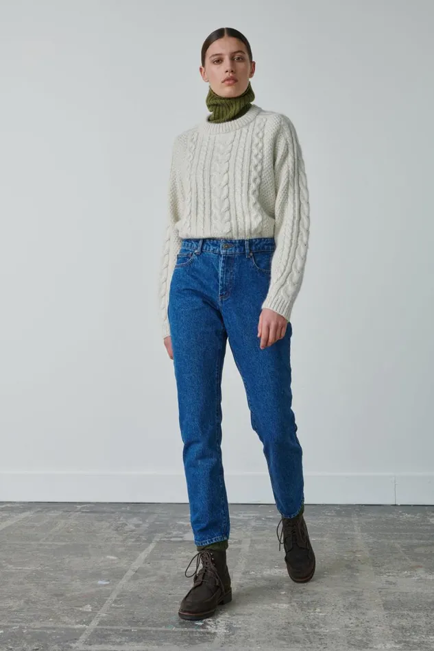 Women WANDO JUMPER Offwhite Soeur Jumpers and Cardigans