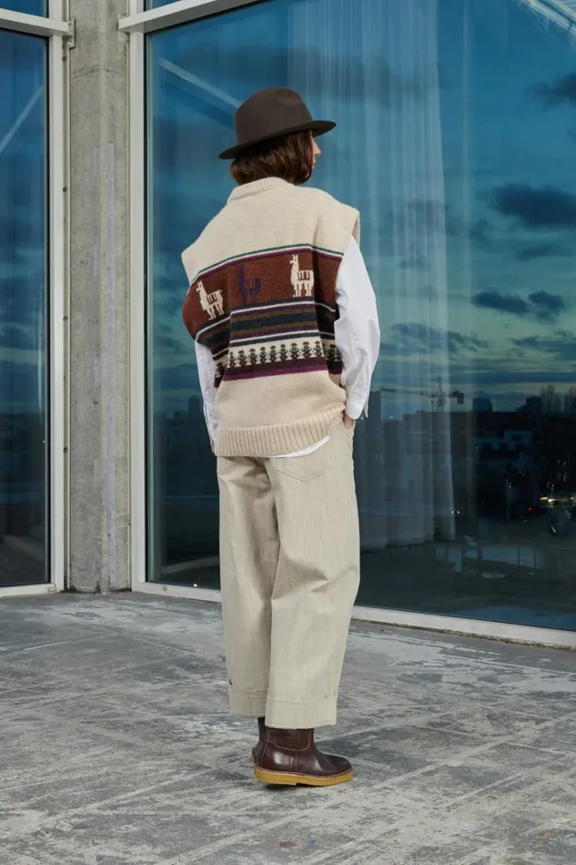 Women WARNER JUMPER Multico Offwhite Soeur Jumpers and Cardigans