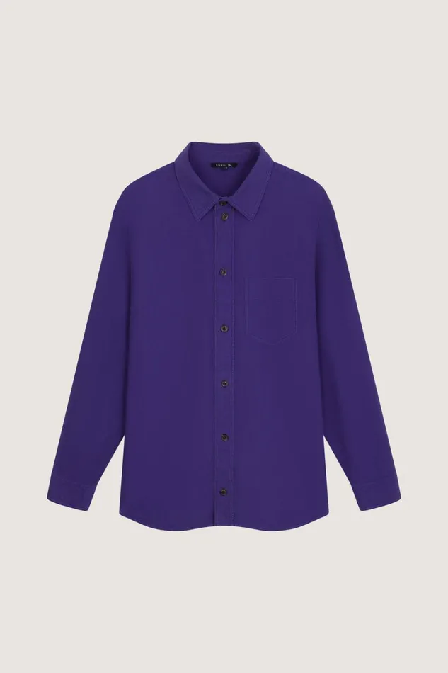 Women WARSAW SHIRT Purple Soeur Shirts