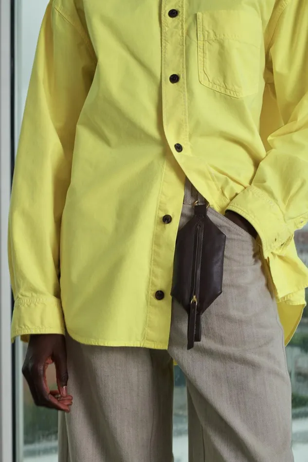 Women WARSAW SHIRT Yellow Soeur Shirts