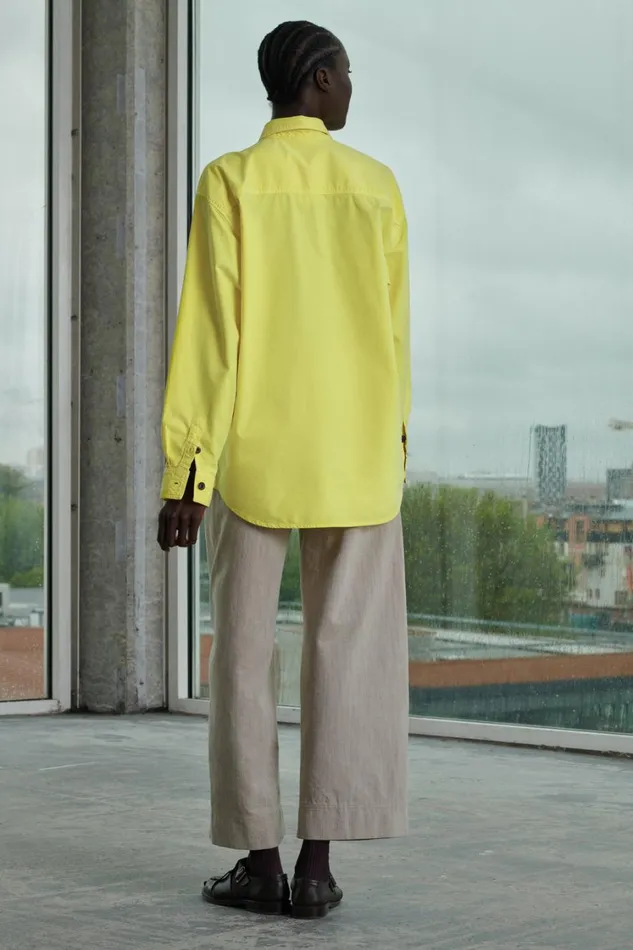 Women WARSAW SHIRT Yellow Soeur Shirts