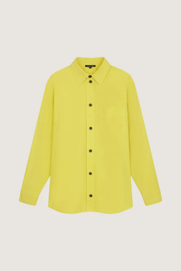 Women WARSAW SHIRT Yellow Soeur Shirts