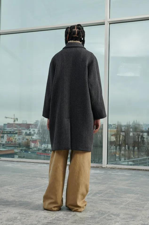 Women WARWICK COAT Blackgrey Soeur Jackets and Coats
