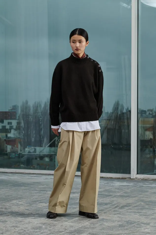 Women WATSON TROUSERS Beige Soeur Trousers