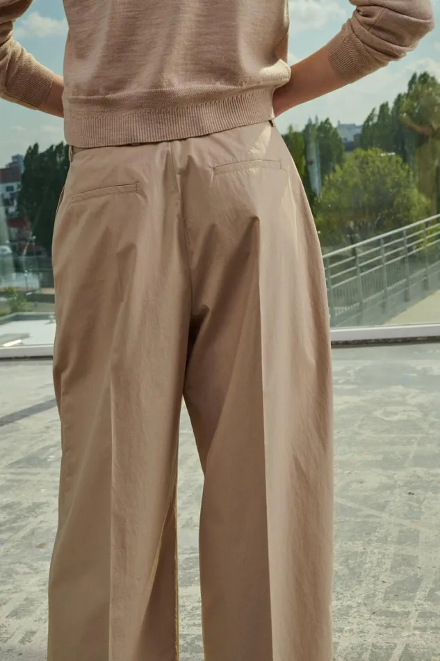 Women WATSON TROUSERS Beige Soeur Trousers