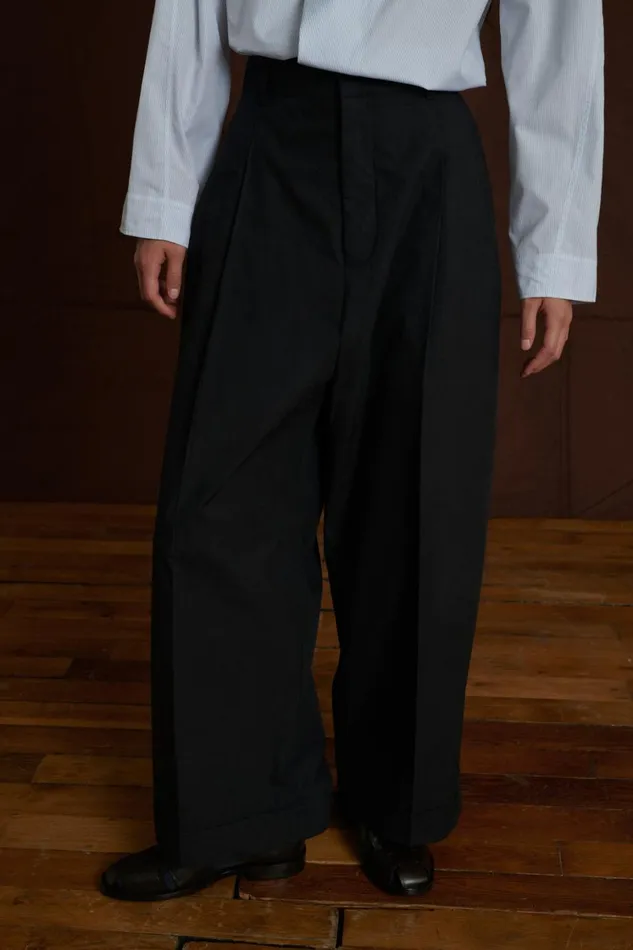Women WATSON TROUSERS Black Soeur Trousers