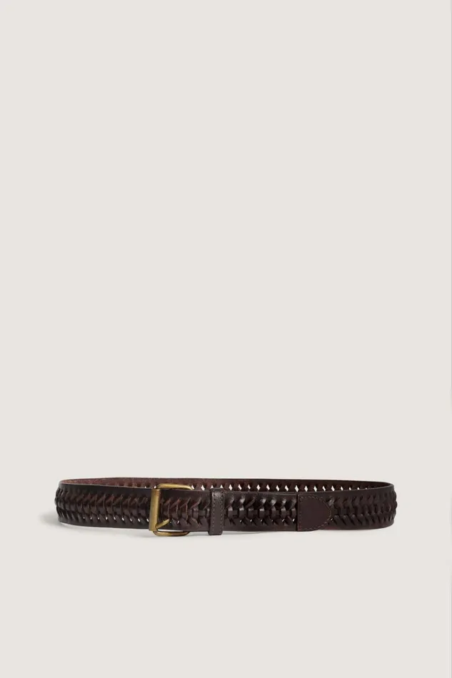 Women WAVE BELT Dark Brown Soeur Belts