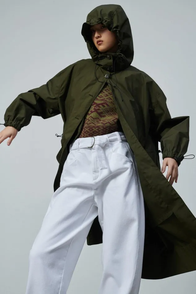 Women WEBER COAT Khaki Soeur Jackets and Coats