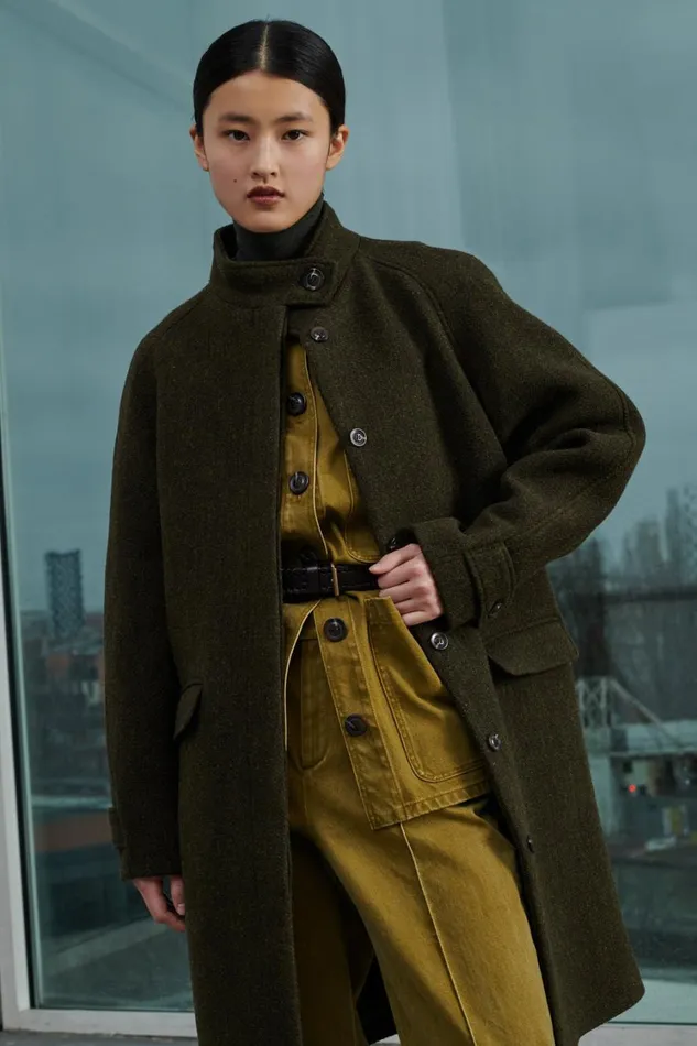 Women WELLINGTON COAT Khakibronze Soeur Jackets and Coats