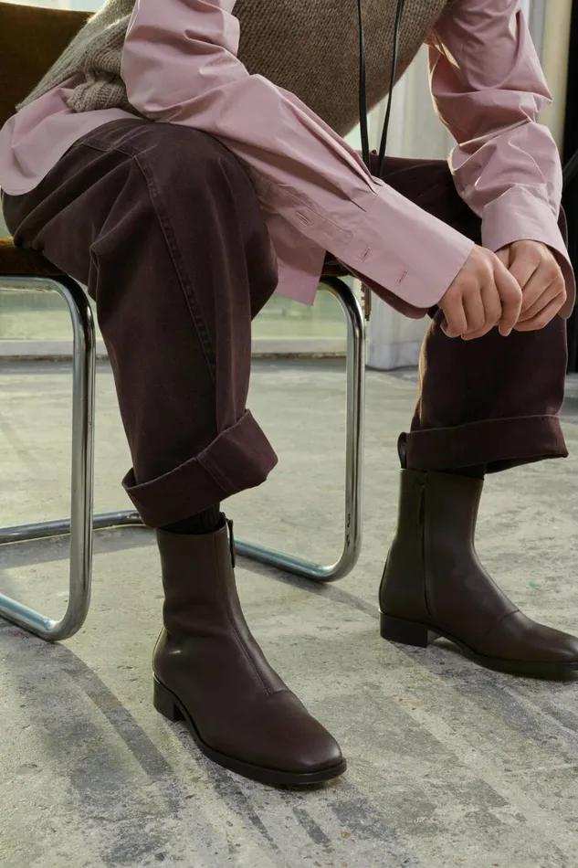 Women WEST BOOTS Dark Brown Soeur Shoes