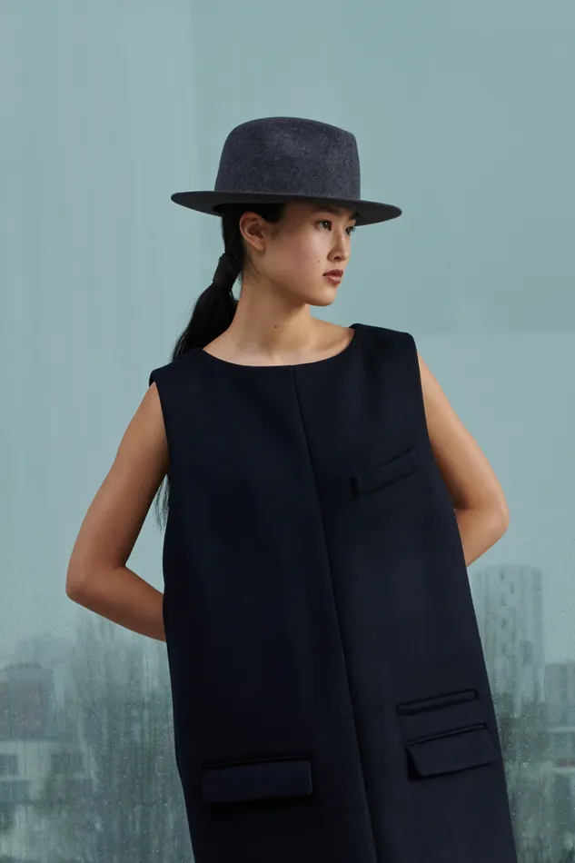 Women WESTERN HAT Mottled Grey Soeur Hats