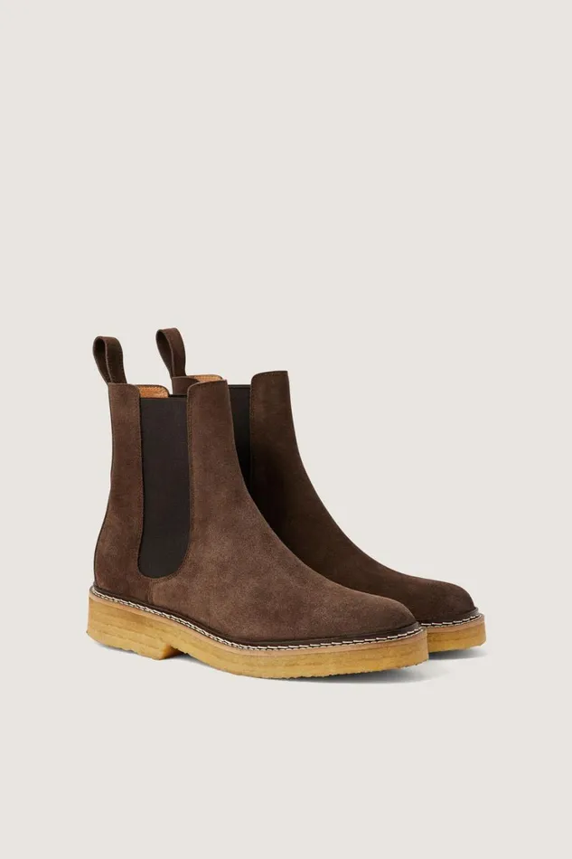 Women WILD ANKLE BOOTS Brown Soeur Shoes