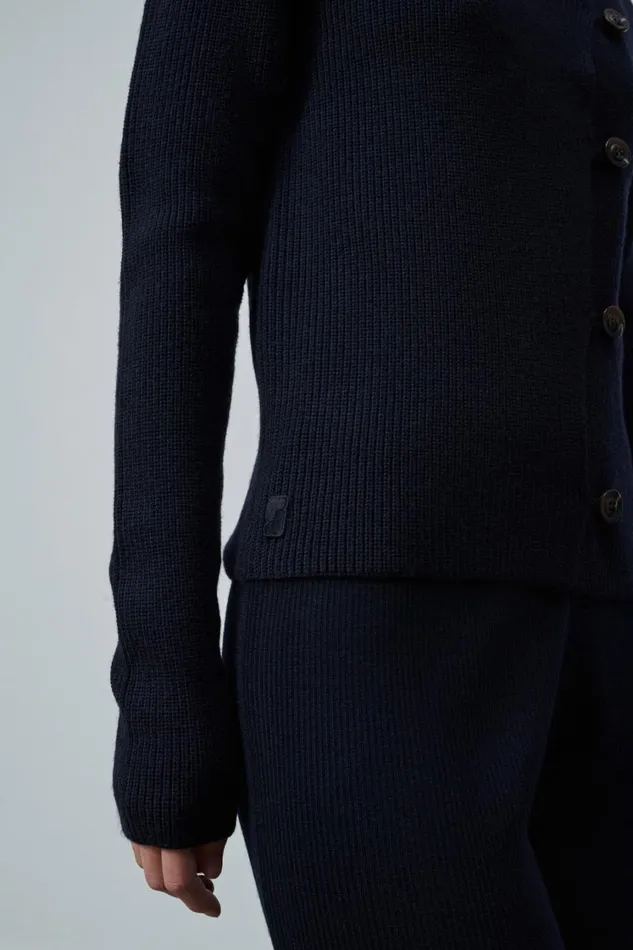 Women WIMY CARDIGAN Navy Soeur Jumpers and Cardigans