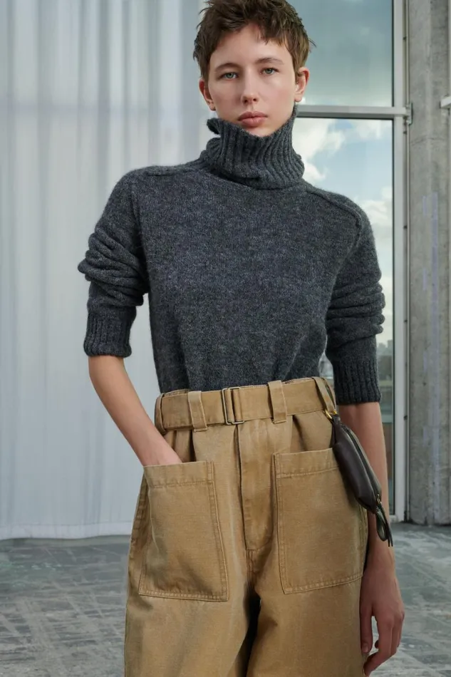 Women WINDY JUMPER Grey Soeur Jumpers and Cardigans
