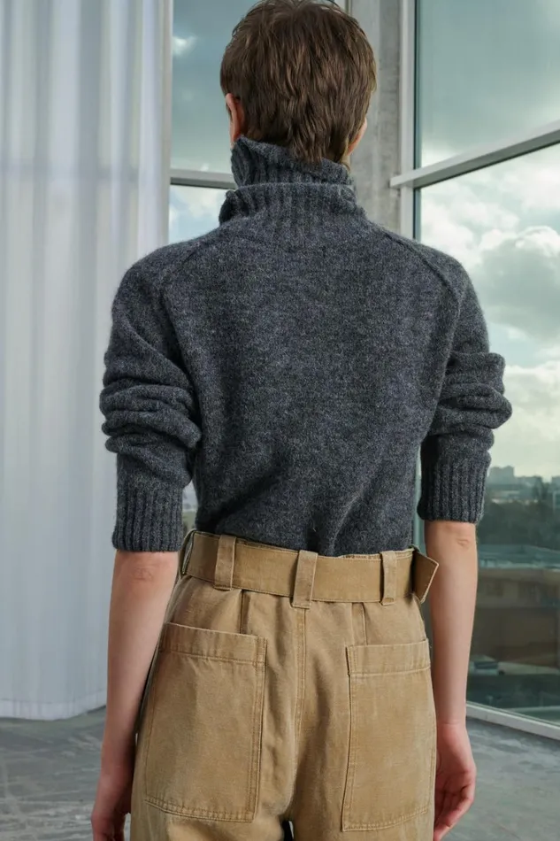 Women WINDY JUMPER Grey Soeur Jumpers and Cardigans
