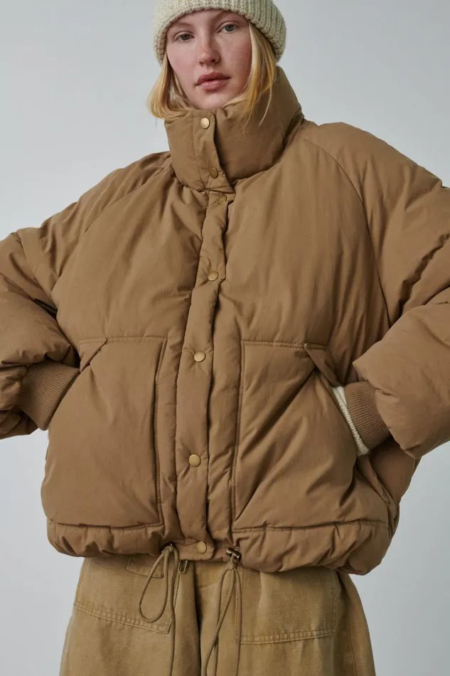 Women WING COAT Beige Soeur Jackets and Coats