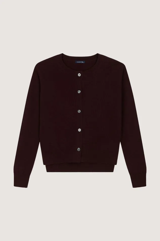 Women WINNER CARDIGAN Brown Soeur Jumpers and Cardigans