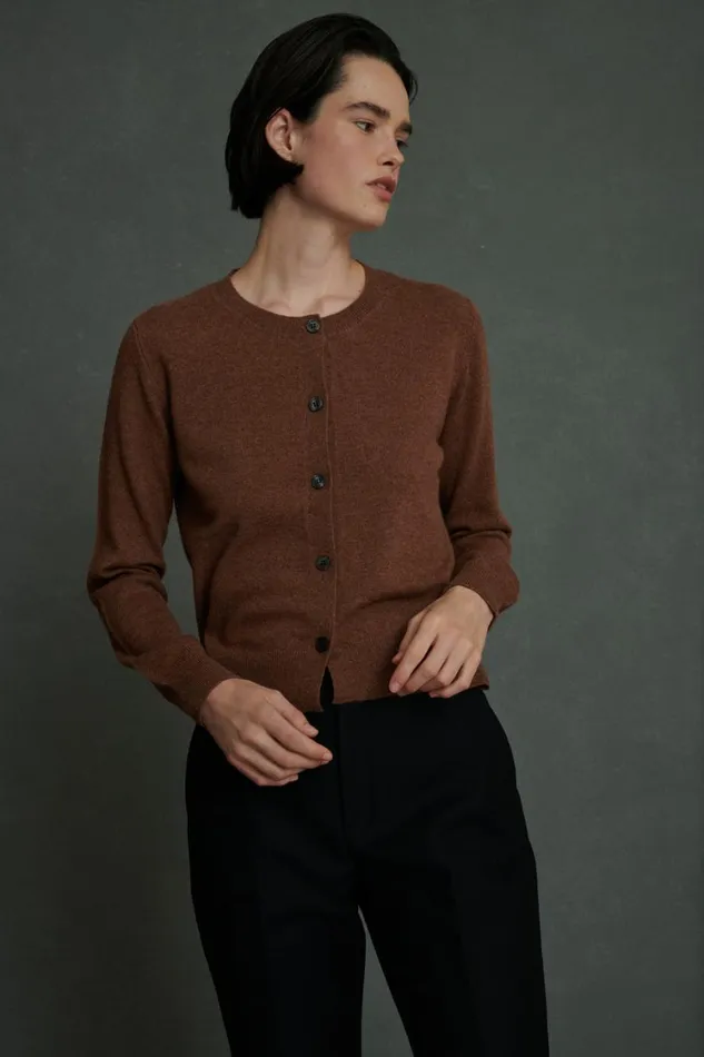 Women WINNER CARDIGAN Chestnut Soeur Jumpers and Cardigans