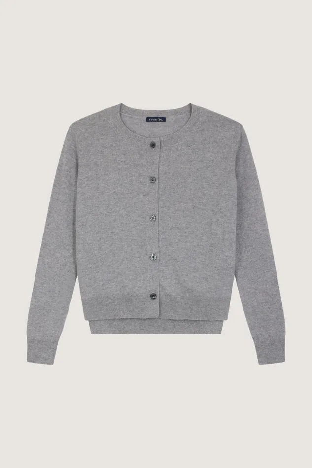 Women WINNER CARDIGAN Grey Soeur Jumpers and Cardigans