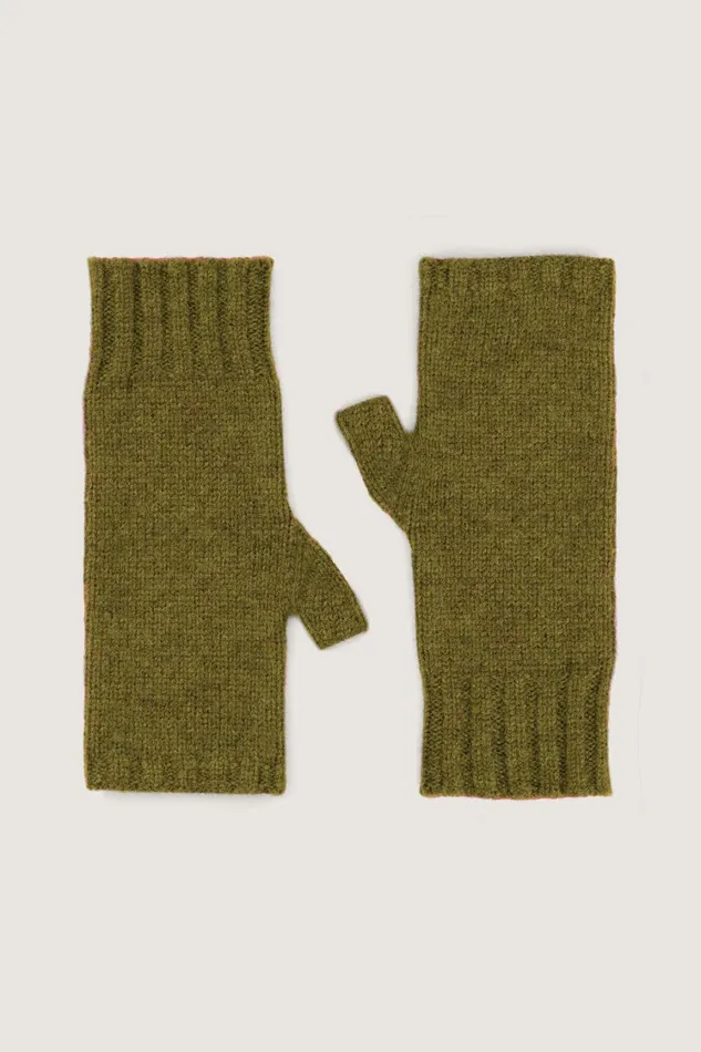 Women WINTER GLOVES Khaki Soeur Gloves and Beanies