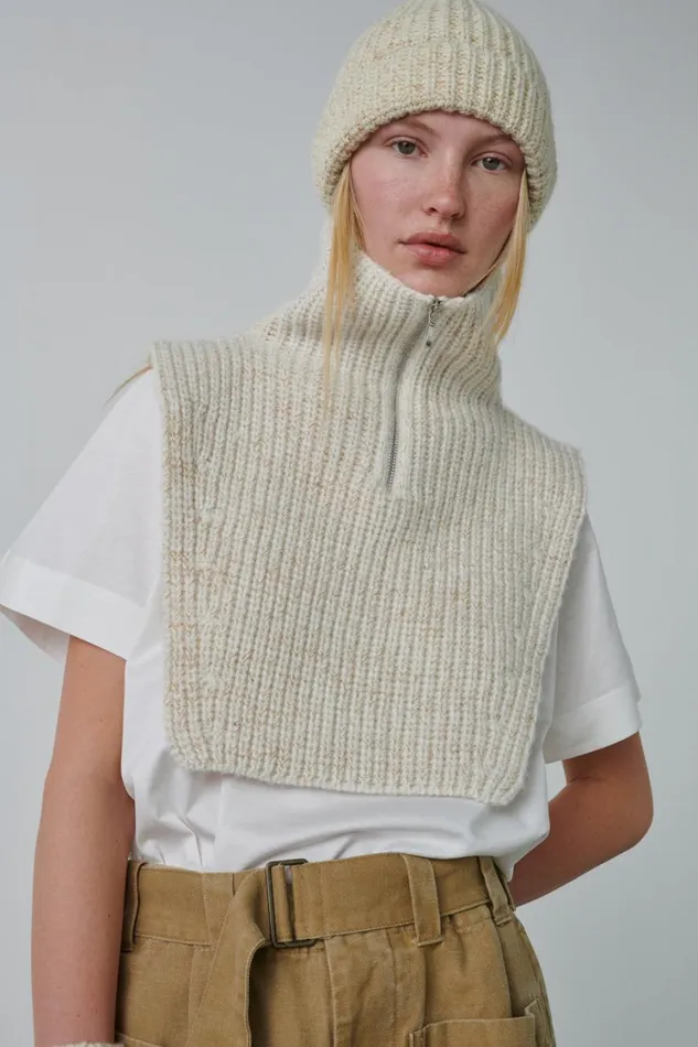 Women WOOL SCARF Offwhite Soeur Scarves