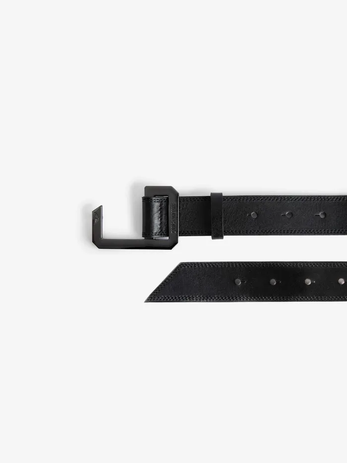Women Zadig and Voltaire Belts La Cecilia Belt Black