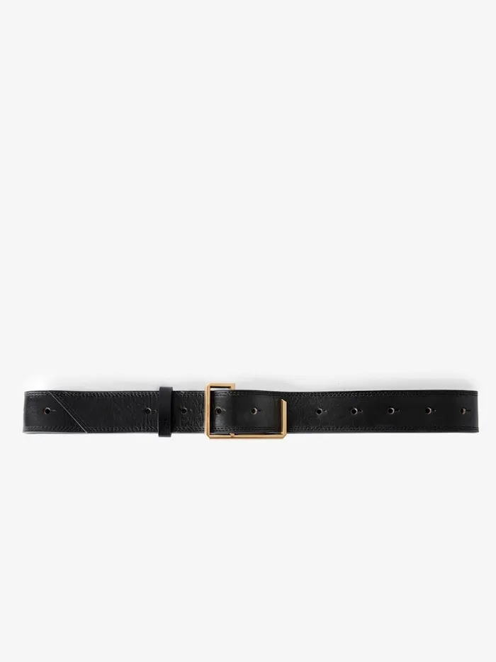 Women Zadig and Voltaire Belts La Cecilia Obsession Belt Black