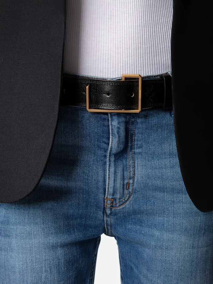 Women Zadig and Voltaire Belts La Cecilia Obsession Belt Black