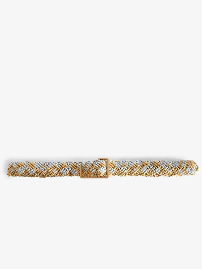 Women Zadig and Voltaire Belts La Cecilia Obsession Belt Gold