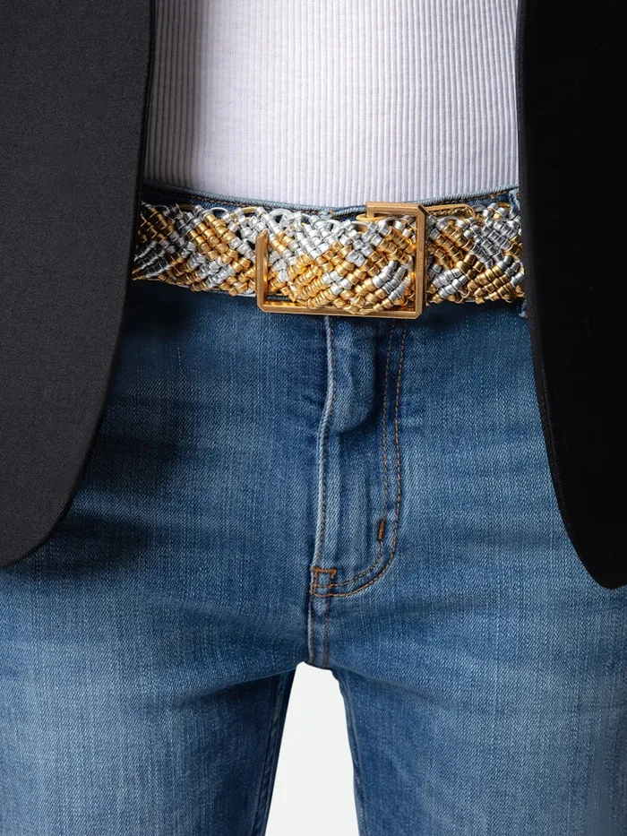 Women Zadig and Voltaire Belts La Cecilia Obsession Belt Gold