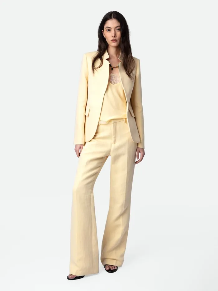 Women Zadig and Voltaire Blazers Very Linen Blazer Cedra