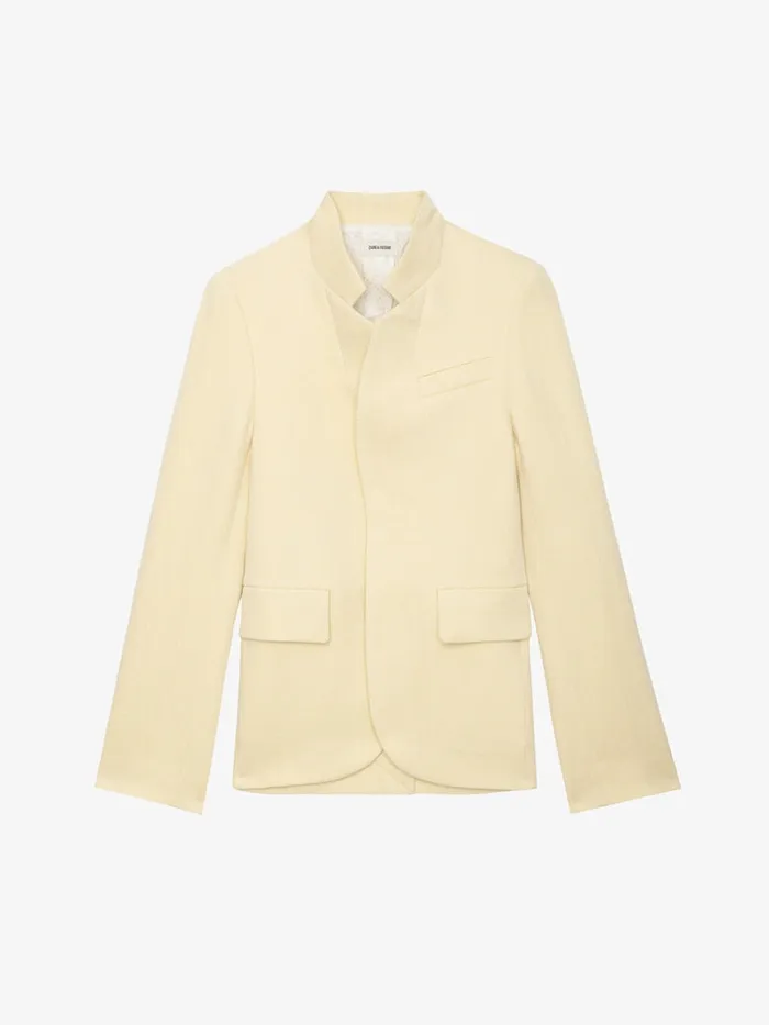 Women Zadig and Voltaire Blazers Very Linen Blazer Cedra