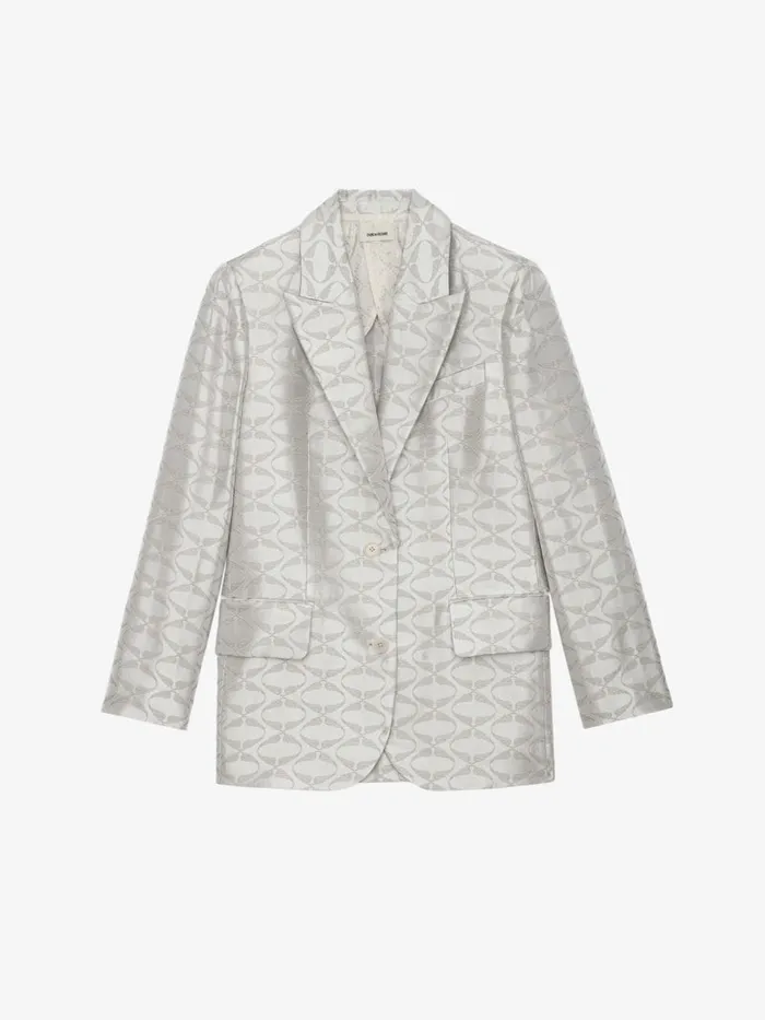 Women Zadig and Voltaire Blazers Vicka Wings Jacquard Blazer Scout
