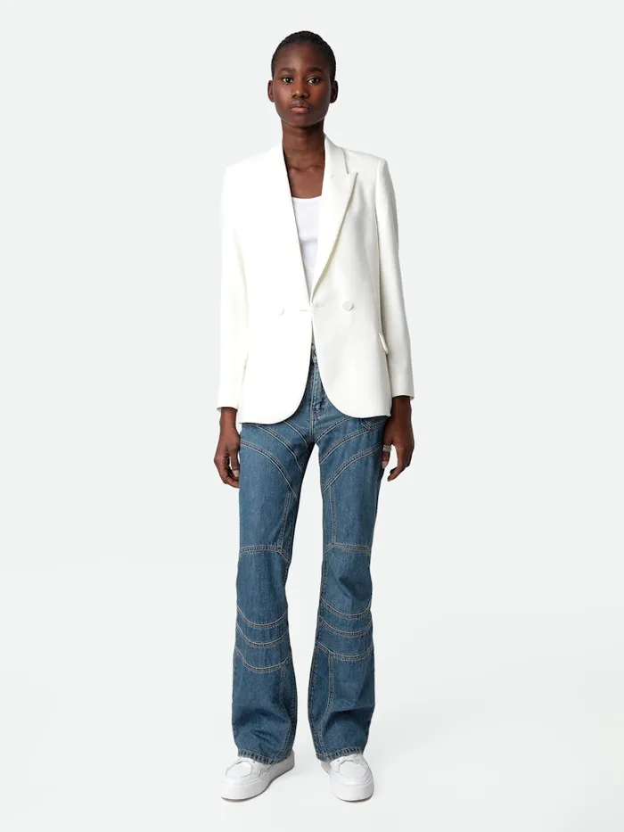 Women Zadig and Voltaire Blazers Visit Peace and Love Diamant Blazer Judo