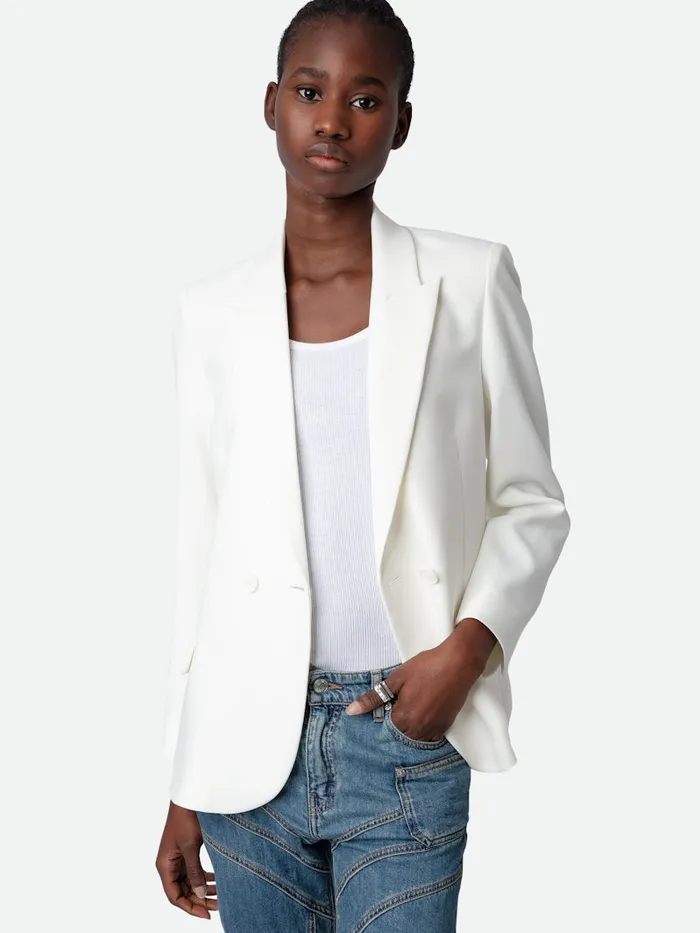 Women Zadig and Voltaire Blazers Visit Peace and Love Diamant Blazer Judo