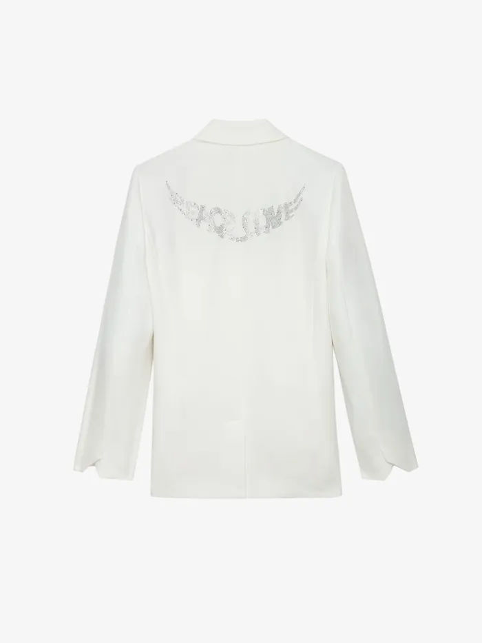 Women Zadig and Voltaire Blazers Visit Peace and Love Diamant Blazer Judo