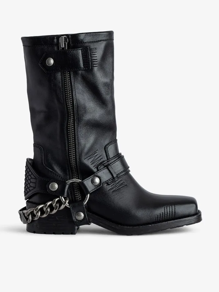 Women Zadig and Voltaire Boots Igata Ankle Boots Black