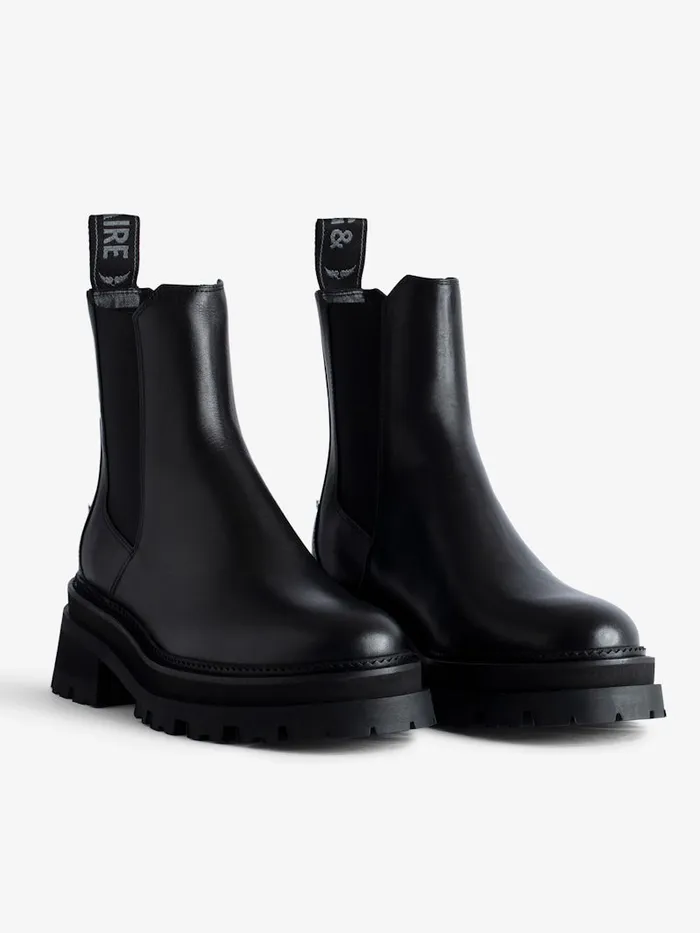 Women Zadig and Voltaire Boots Ride Chelsea Boots Black