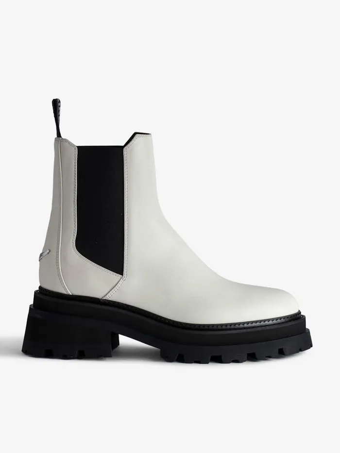 Women Zadig and Voltaire Boots Ride Chelsea Boots Ice