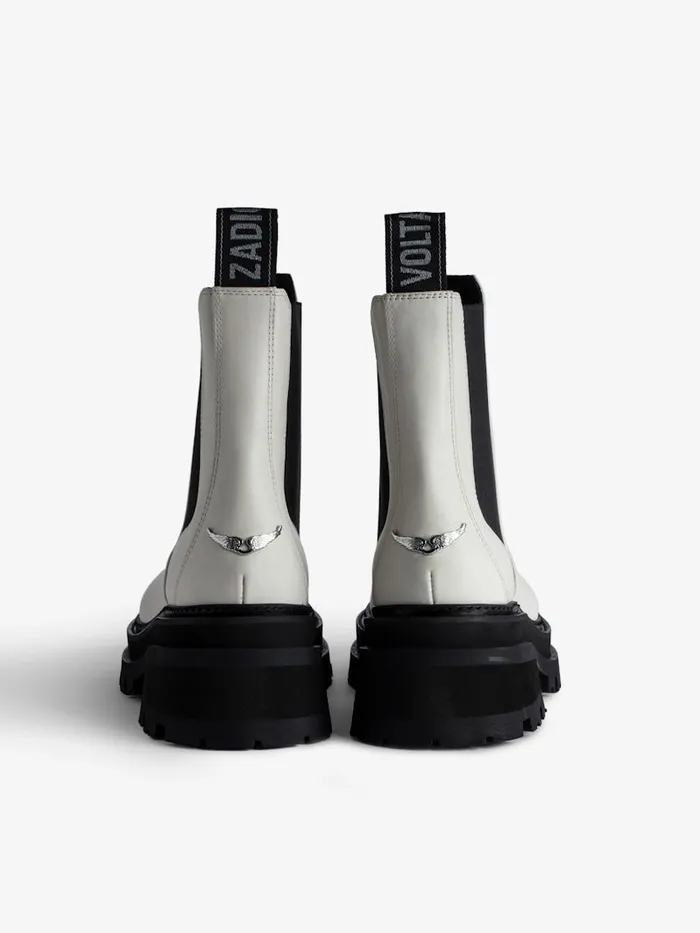 Women Zadig and Voltaire Boots Ride Chelsea Boots Ice